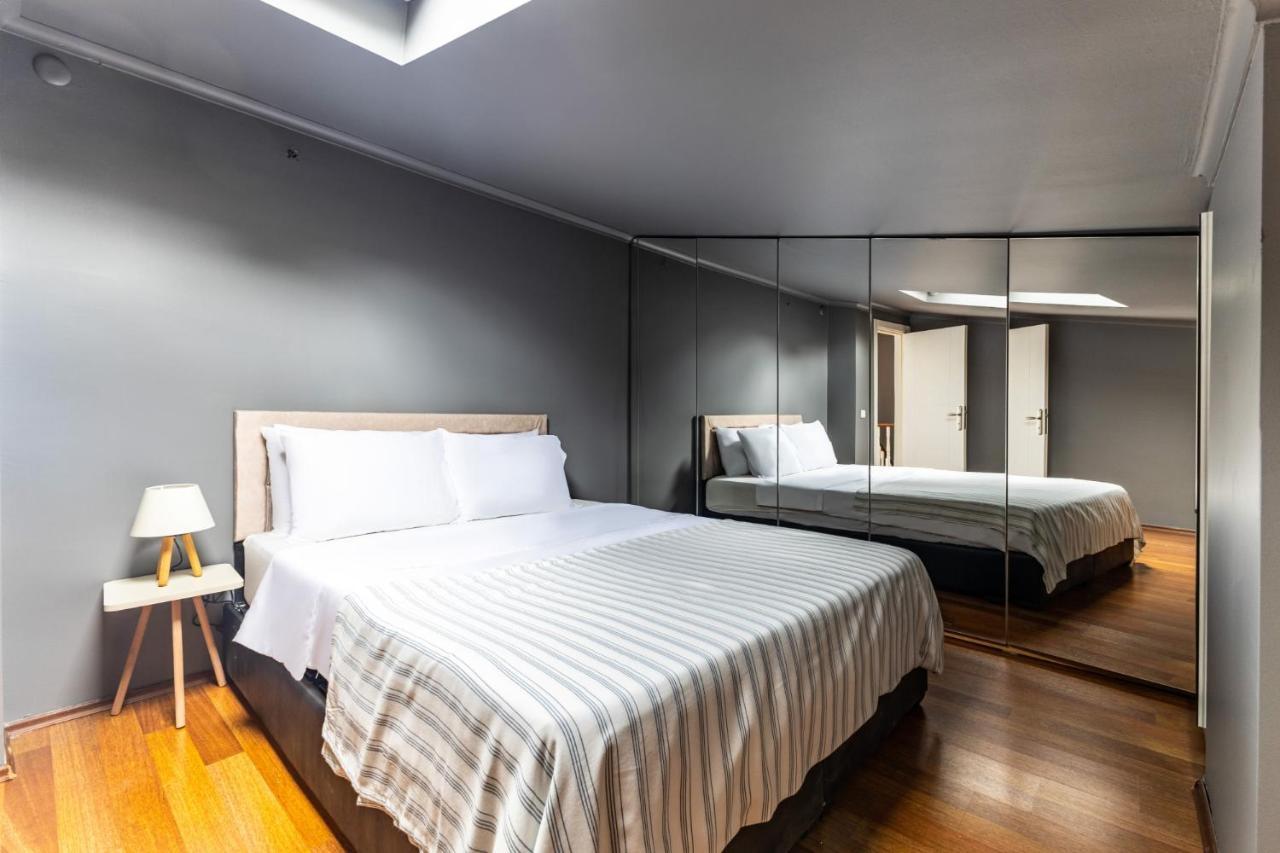 Ferienwohnung Duplex Flat W Panoramic Bosphorus View And Terrace Istanbul Exterior foto