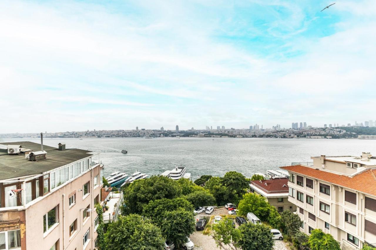 Ferienwohnung Duplex Flat W Panoramic Bosphorus View And Terrace Istanbul Exterior foto